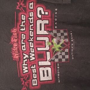 Nitro Fish Black Graphic Tee